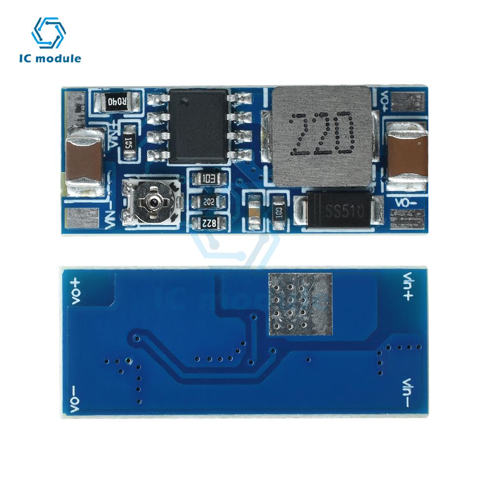 Adjustable DC-DC Step-down Module 8-100V to 5-20V Power Module High Current 2A Small Volume for Electronics