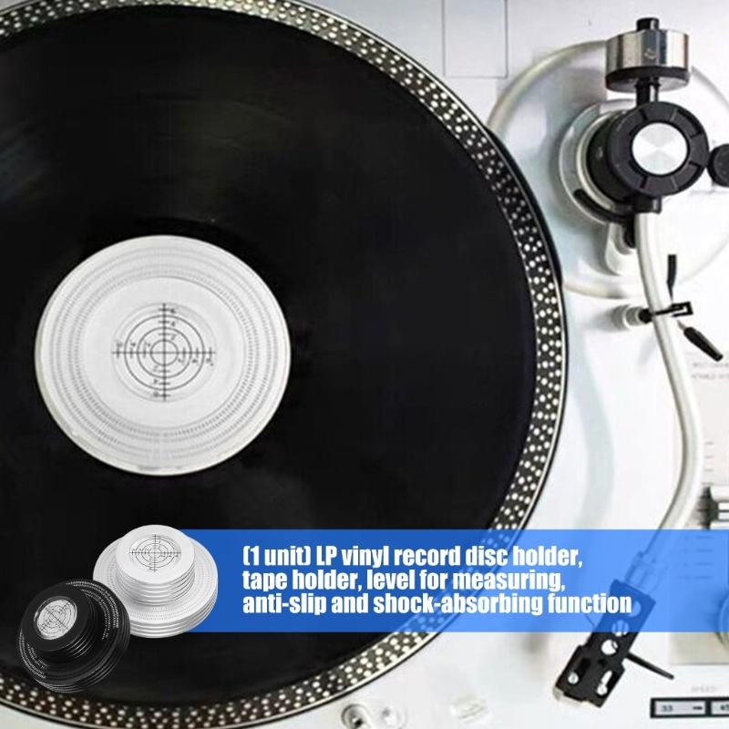 AntiSlip 50/60Hz Record Stabilizer Record Weight With Integrated Bubble Level For Improved Music Performances Quality
