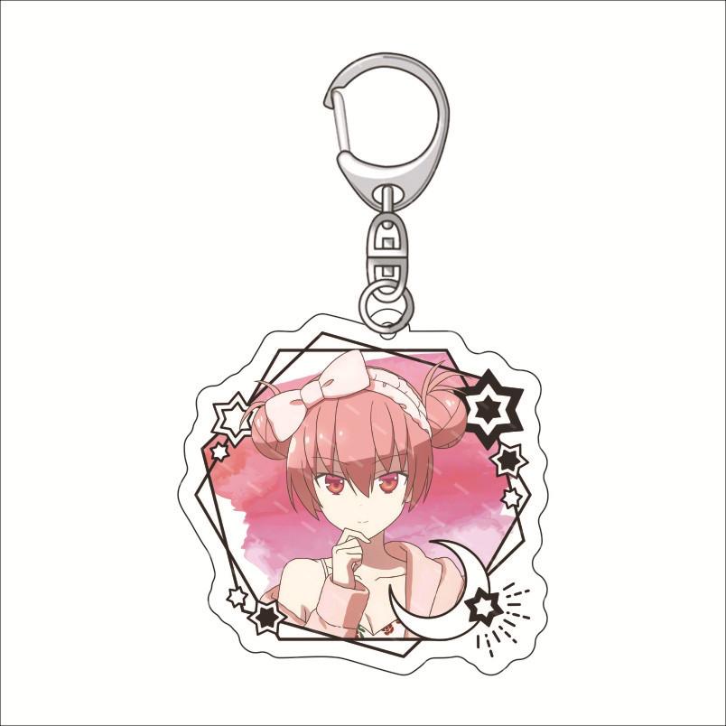 Fly Me To The Moon Yuzaki Nasa Anime Acrylic Fun Keychain Animation Related Products Girls Gifts Key Chain Bag Charms Pendant