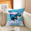 Game Blogger M-Mr B-Beastes Pillow Anime Pillow Sofa Bed Head Pillow Cover Cushion Cover 45x45 cm Fashion