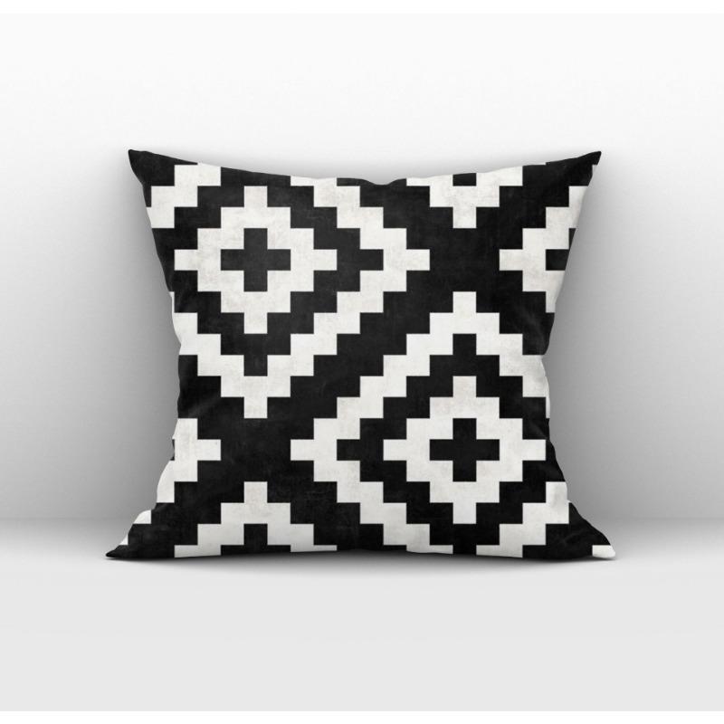 Gray Geometric Pillowcase Home Sofa Pillowcase
