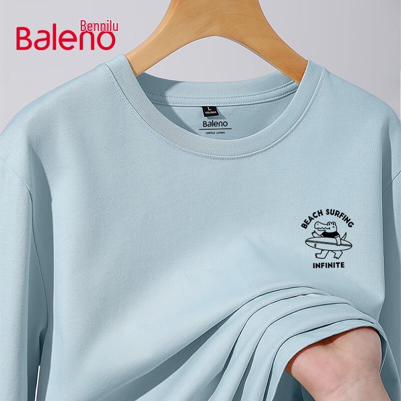 Baleno Heavyweight Pure Cotton Long Sleeve T-Shirt