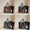 Canvas Bag With Embroidery For Casual Daily Use And Urban Style