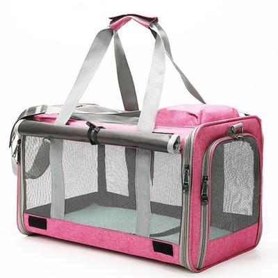 Cat Carrier Bag Portable Foldable Pet Carrier for Small Cats and Dogs with Large Opening Breathable