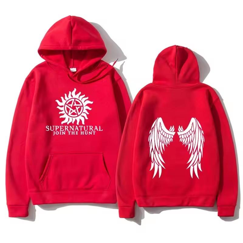 Jarní Podzimní Móda Pánská Dámská Mikina Supernatural Volný Ležérní Styl Sportovní Oblečení Streetové Oblečení Top Mikina