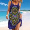 Women's Beach Dress Mini Dress  Beach  Print Casual Modern Dress Sleeveless Loose Fit Outdoor Daily Summer
