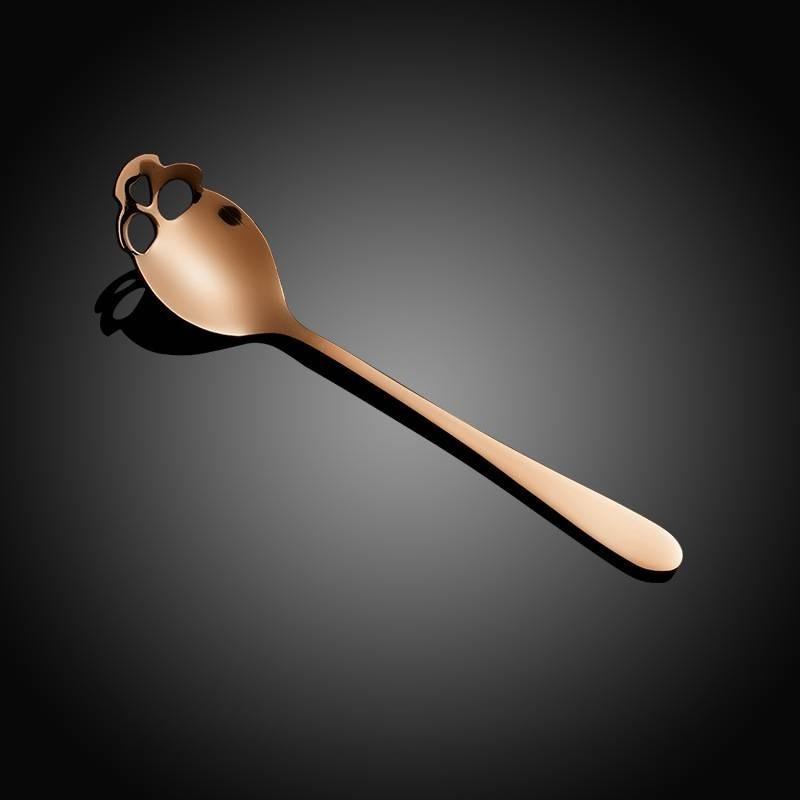 Elegant Skull Head Coffee Spoon Durable Stainless Steel Stirring Spoon