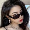 90S Luxury Fashion Sunglasses Vintage Women Brand Rectangle Metal Frame Sun Glasses Y2K Style Steampunk Eyewear Gothic Aesthetic