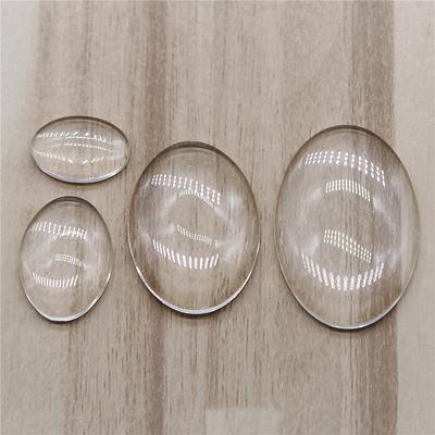 Transparent Flat Glass Camo Dome Clear Cabochon Patch Antique Bronze Jewelry Making Handmade Accessories Style