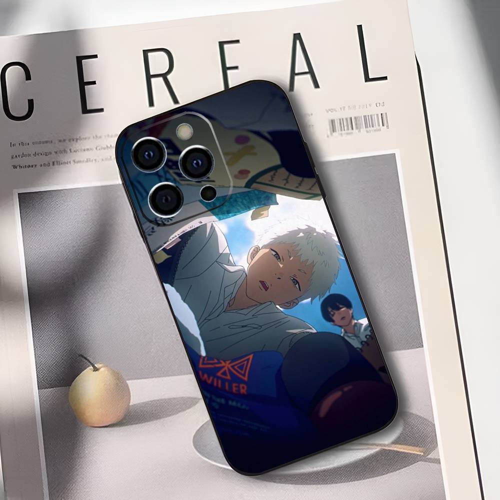 Summer Hikaru D-Died Black Silicone Soft Phone Case for iPhone 17/16/15/14/13/12/11/Plus/Pro/Max/Plus/XS