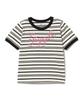 Kodomo BEAMS Uhr Kids Embroidery Border T-Shirt 2026SS 3-6Y Japan