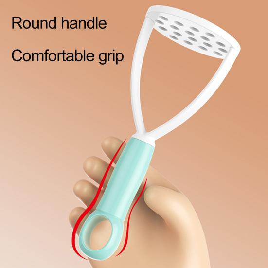 Potato Masher Uniform Mesh Labor-saving Polypropylene Press-on Style Potato Ricer Puree Kitchen Tool for Home