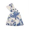 Japanese Mini Portable Knot Wrist Bag Women Top Handle Bag Simple Purse Handbags Waterproof Shopping Bag Phone Key Pouch