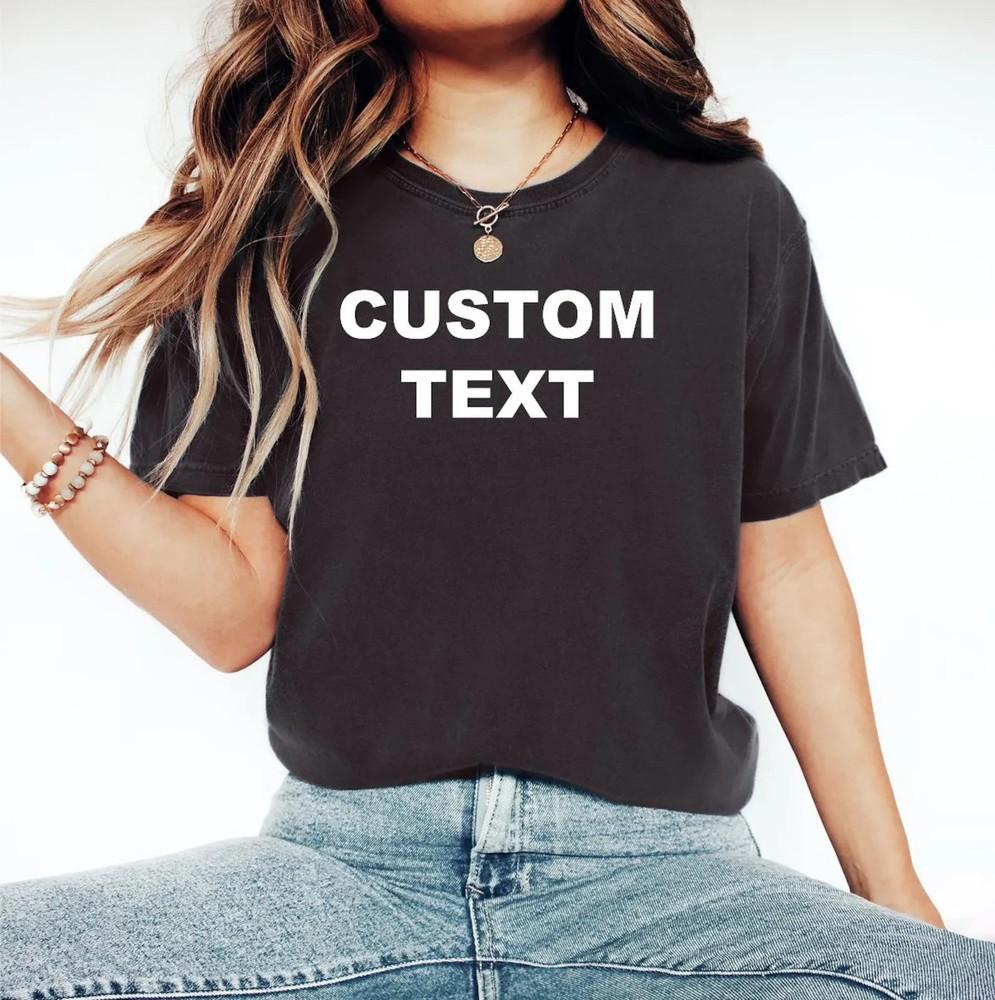 Custom Text Graphic T-shirt