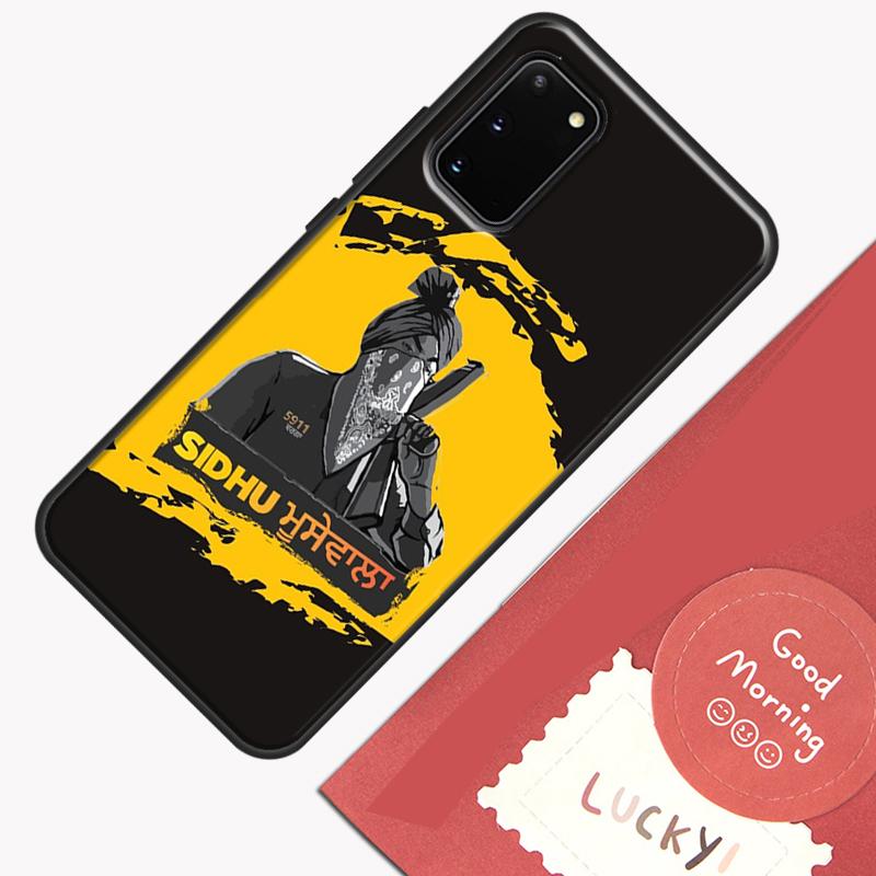 Indian Rapper Sidhu Moose Wala Case For Samsung Galaxy S22 S21 S23 Ultra Note 20 S8 S9 S10 Note 10 Plus S20 FE Back Cover