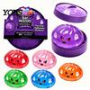 Portable Stress Reliever Halloween Dumpling Relief Toy, Cartoon Steamed Bun Squeeze Toy with Steamer, Sensory Ball Fidget Party Favors TPR