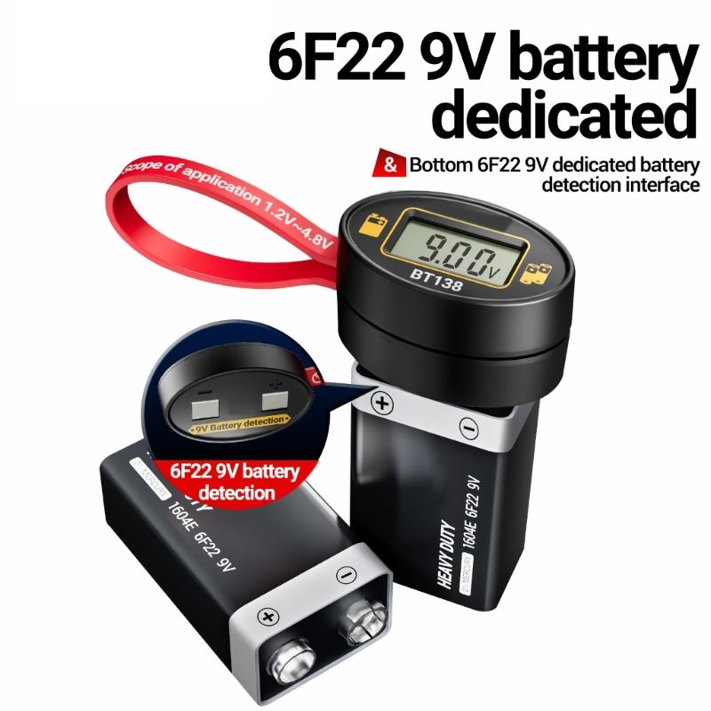 Portable BT138 Battery Checker Meter For Quick Multiple Type Battery Testing Home & Outdoor Use Electronics Maintenance