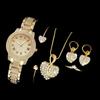 Ladies Watch Love Necklace Jewelry Set Yanyu Popular Love Quartz Watch Women