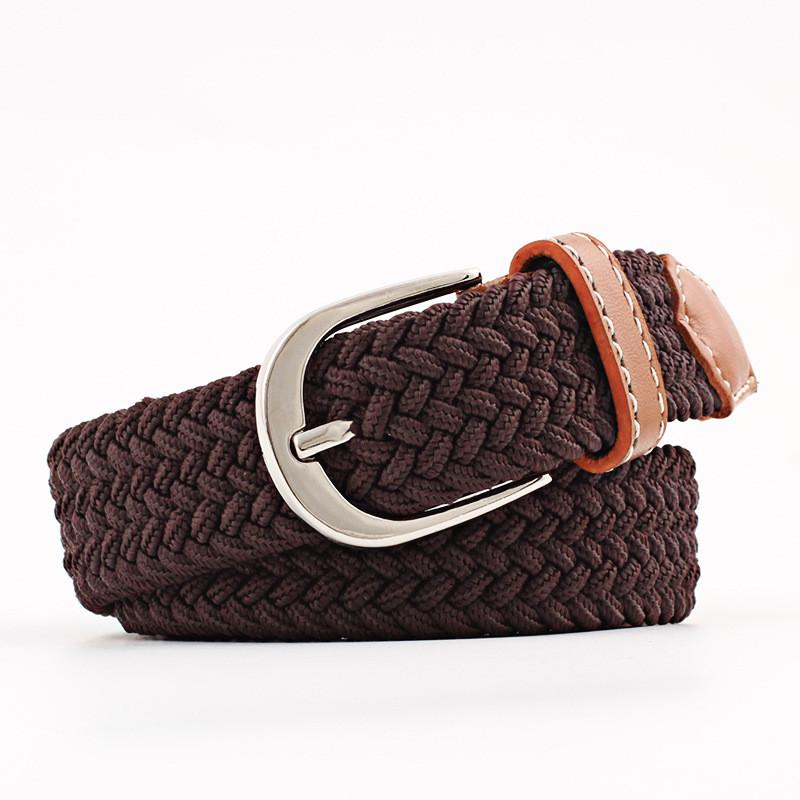 Fashionable Elastic Canvas Belt For Youth Students With Comfortable Fit And Unique Colors