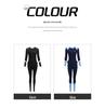 2024 Two-Color Women's Slimming High-Waist One-Piece Surf & Dive Swimsuit