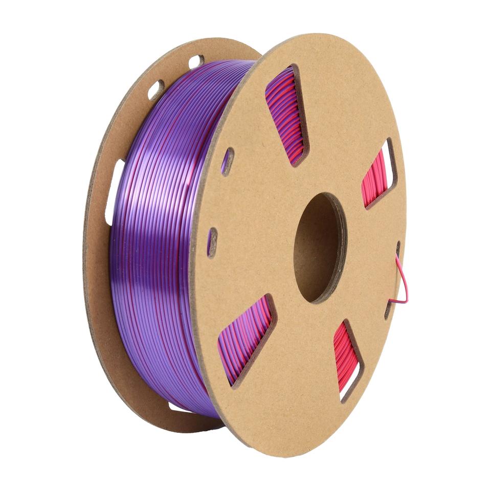 Factory Direct 3D Silk Printing Filament Hot Sale 1.75mm Two-Color or Three-Color PLA Plastic Rods