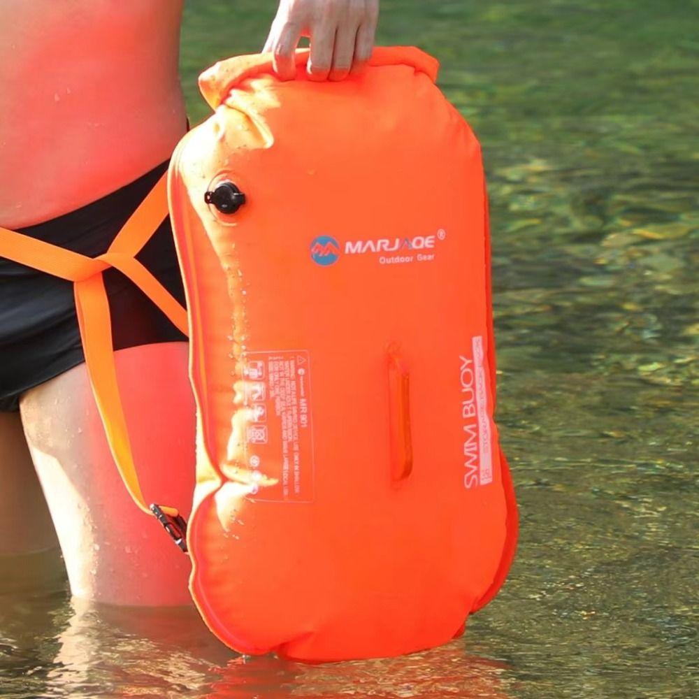 Drift Buoy Backpack Swimming Bag Float Swimming Buoy Bag Safety Bags Buoyancy Bag  Kayaking