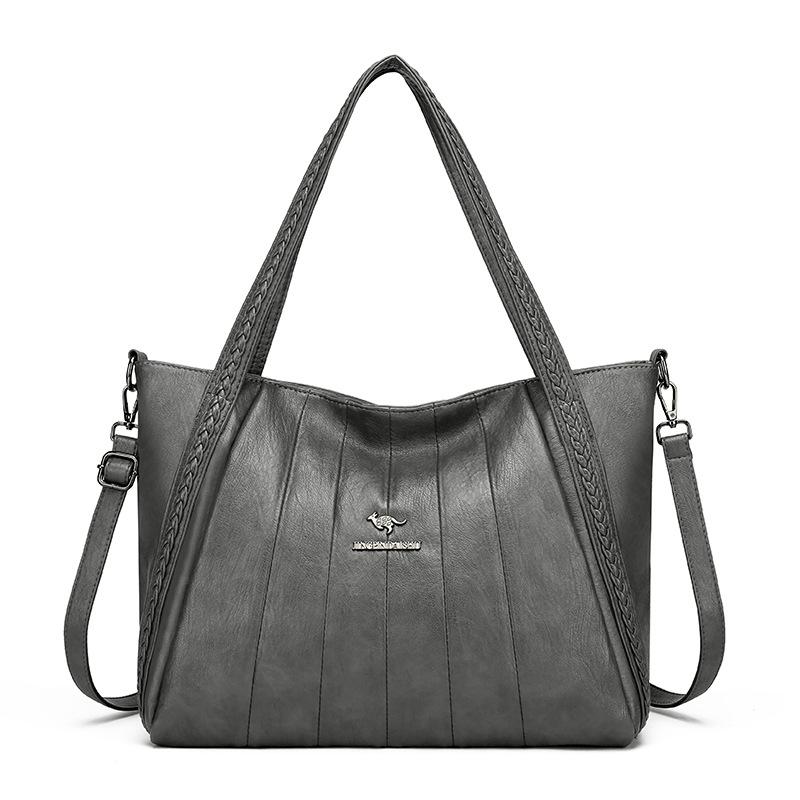 Tote Große Tasche, Damentasche, Einzelschultertasche, Großes Fassungsvermögen, Modisch für Frauen, Mutter mittleren Alters, Unterarmtasche