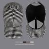 ZHENYUEQI Autumn/Winter Houndstooth Padded Baseball Cap