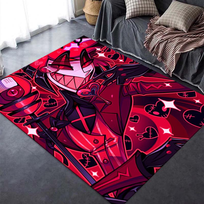 2025 New Alastor Anime Carpet Rug for Living Room Bedroom Home Sofa Decoration,Kids play Non-slip Floor Mat55