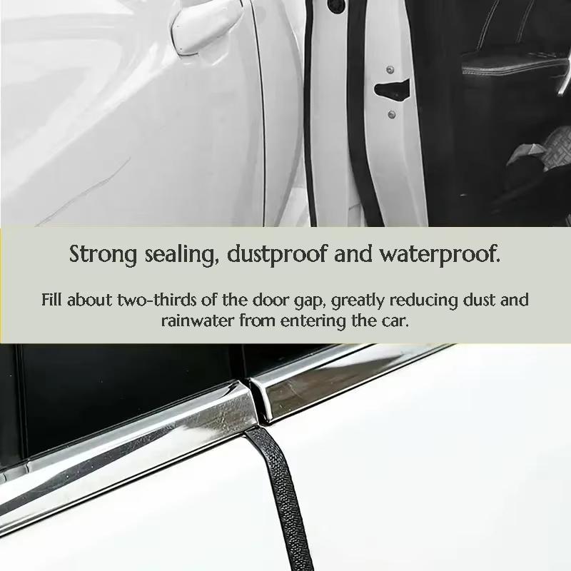 U Shape Car Door Edge Seal Strip Anti Collision Anti Scratch Protective Trim Weather Stripping For Vehicle Door Edge Protection