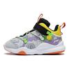 Li Ning Comfortable Trendy Sports Casual Shoes Kids Sneakers Gray Yellow Purple YKNS094-1