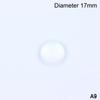 8-44 Mm Round Transparent Acrylic Plano-Convex Lens Flashlight Led Lens Focusing Torch Accessories Magnifying Glass Convex Lens