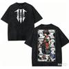 Kingdom Hearts Washed T-shirt Year Round Clothing High Quality Personality Clothes Plus Size Unisex New Model Washed Vintage Loose