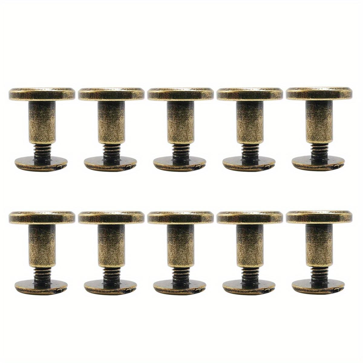 

10 шт. Винтовые заклепки Винты Чикаго Аксессуары для одежды Для DIY рукоделия Принадлежности для изготовления ювелирных изделий бронзовый