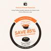 Coffee Filter Maker Pod with Spoon Brush Coffee Machine Filter Cup Reusable Refillable Accessories for Home Kitchen Office