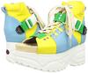 Yosuke Platform Shoes, 2810086, Women's, Yellow, Size 22.5 Cm