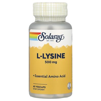 L-Lysine, 500Mg, 60 Veggie Capsules