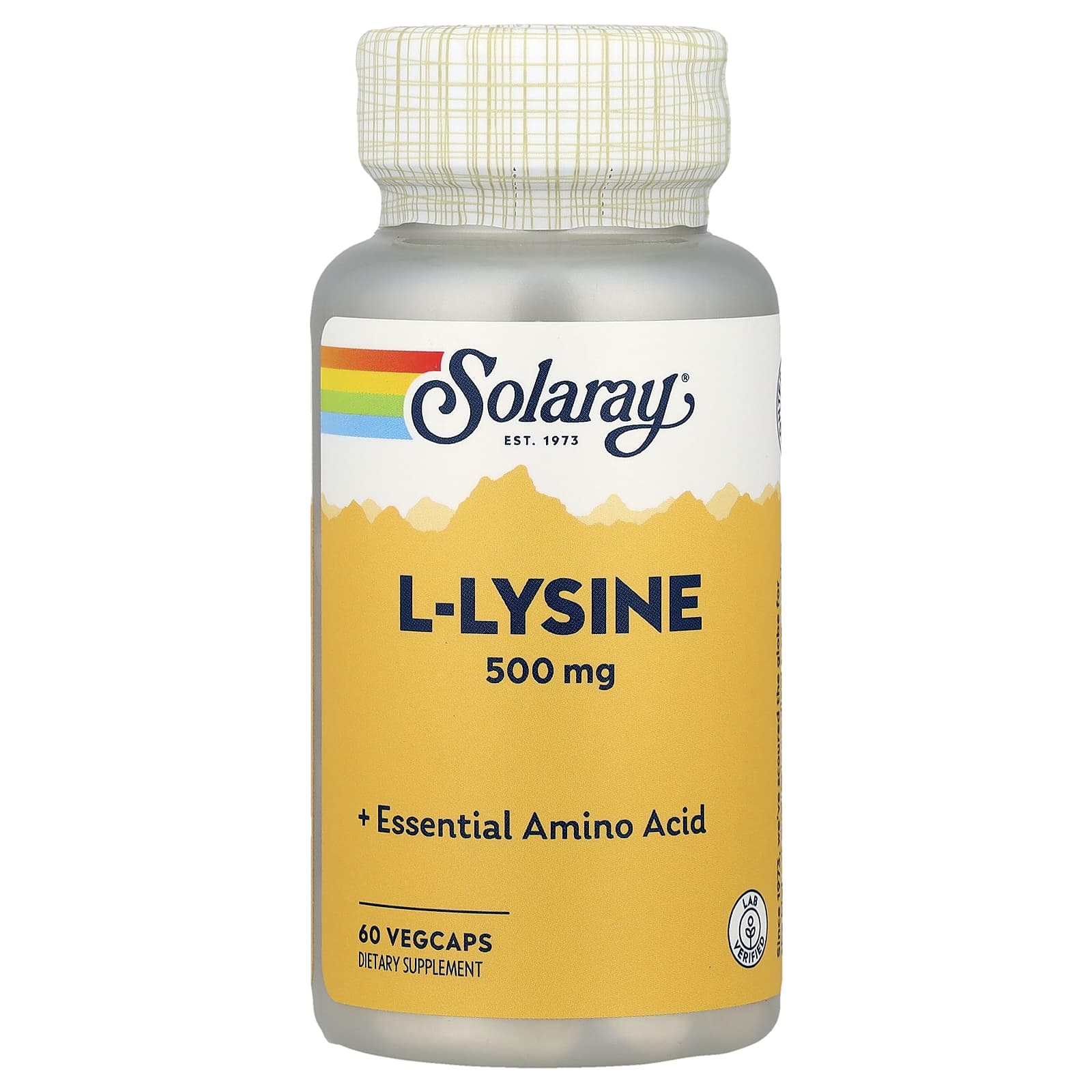 

L-Lysine, 500Mg, 60 Veggie Capsules