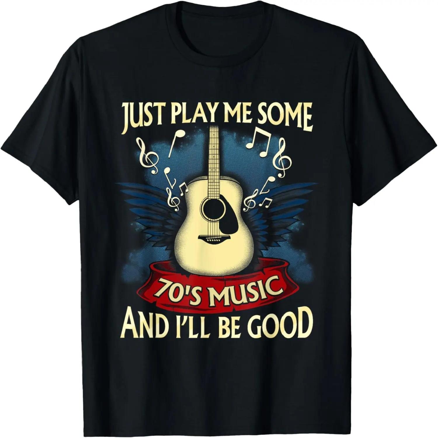 

70s Music Rock And Roll Retro Vintage 1970s Music Shirt T-Shirt XXXXXL чорний