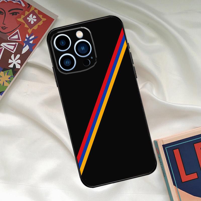 Armenian Flag Phone Case For iPhone 17 16 15 13 12 11 14 Pro Max 16 Plus 12 13 Mini 16e 17 Air Funda Cover