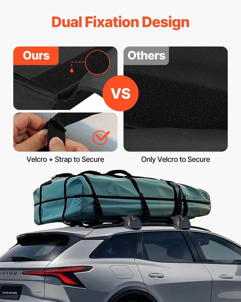 Roof Rack Pads for Crossbar 88lbs Load Capacity for Kayak Canoe Surfboard