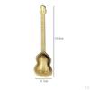 Creative Guitar Shape Spoons Stirring Dessert Ice Stainless Steel kitchen counter Cafe