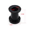 Black 4" Universal Racing Car Steering Wheel Hub Extender Extension Spacer Kit