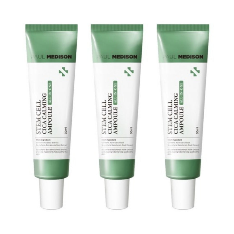 

Paul Medison Stem Cell Cica Calming Ampoule 30ml*3Pcs/5Pcs 3Pcs