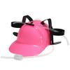 With straw Outdoor Beer Hat Hat Type Drinking Helmet Creative Beverage Helmet Headgear