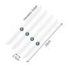 2025 Hot For BMW 4pcs/set Transparent Car Door Anti-collision Protector Bumper Strip Sticker For BMW E46 E90 E60 F10 F30 E39 E36