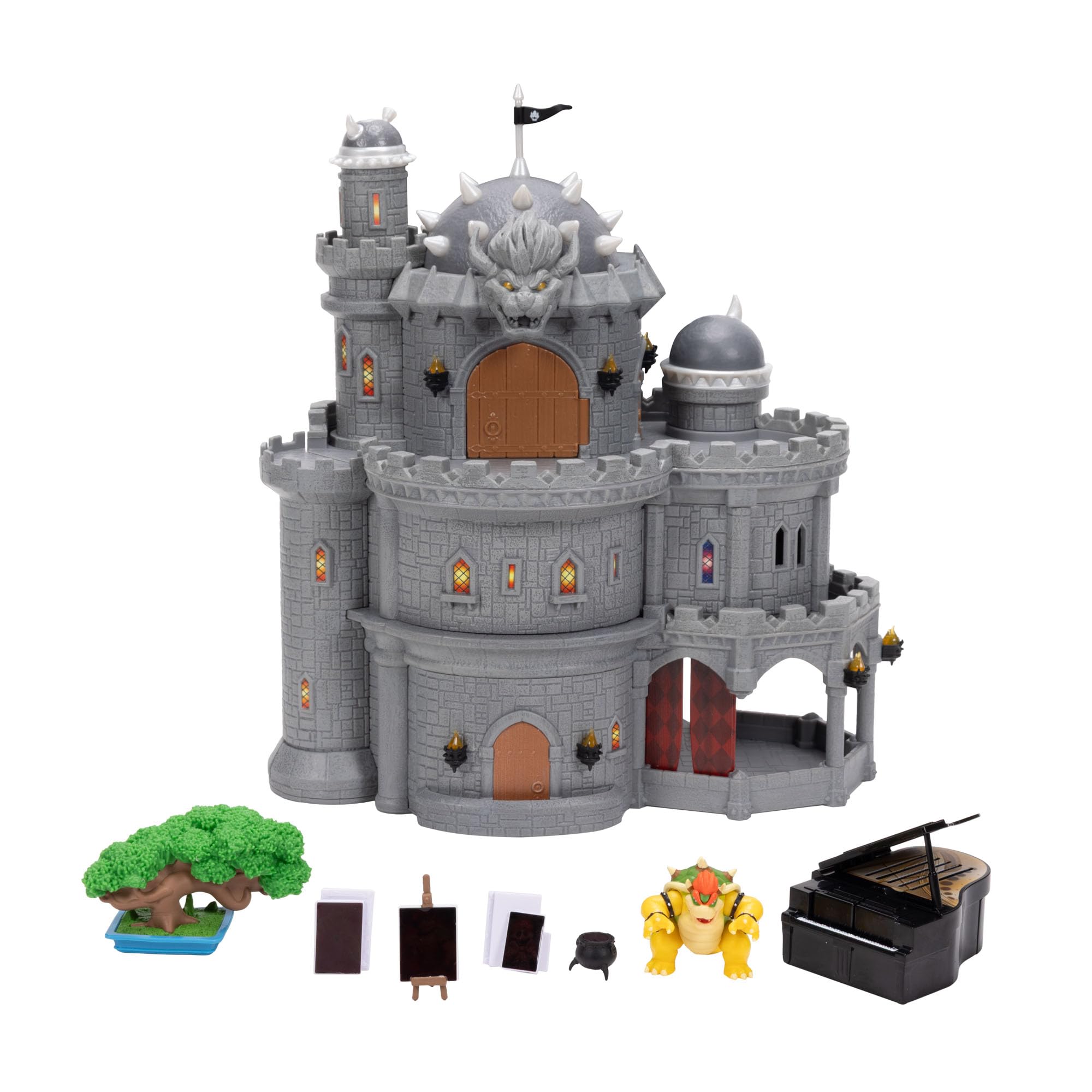 Sanei Boeki The Super Mario Galaxy Movie DX Playset Castle Bowser s TSM2-14