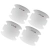 4PCS Protezione Maniglia Porta Auto Adesivo 3D Emblema Decorazione Auto Per Nissan Nismo Almera Tiida Juke Teana Qashqai 350Z 370Z GTR
