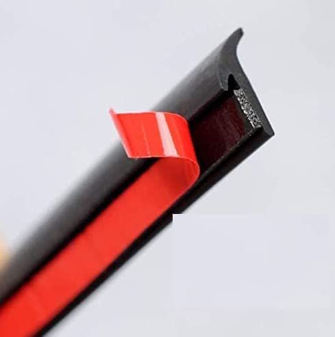 

LDXXix Universal Car Rubber Seal Strip Inclined T Type Auto Seal Rubber Weather Strip