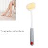 Long Handle Foot Brush Comfortable Foot Massage Multifunctional Manual Toe Brush for Remove Dead Skin